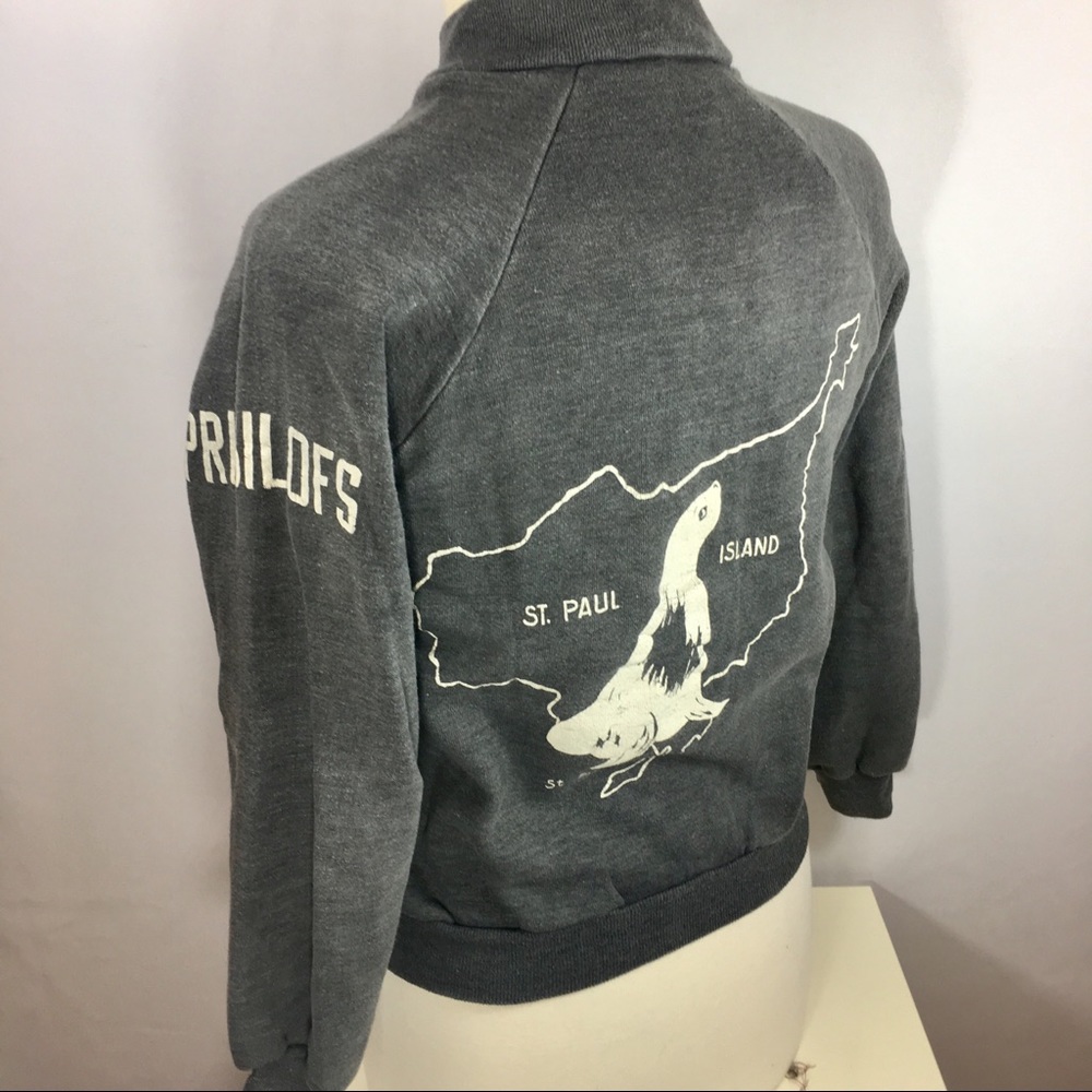 VINTAGE Alaska zip sweatshirt